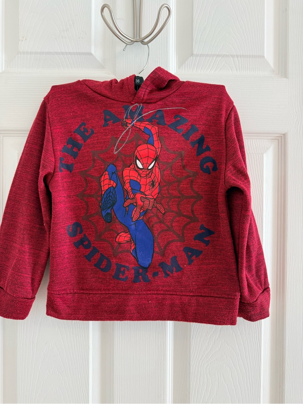 Marvel Red Spider-Man Graphic Hoodie for Kids